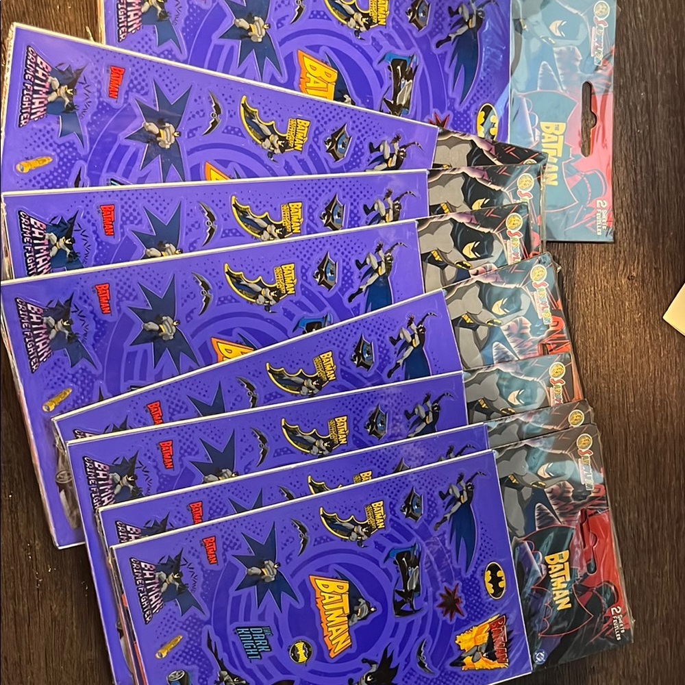 The Batman stickers -Set of 8 - Still Sealed!